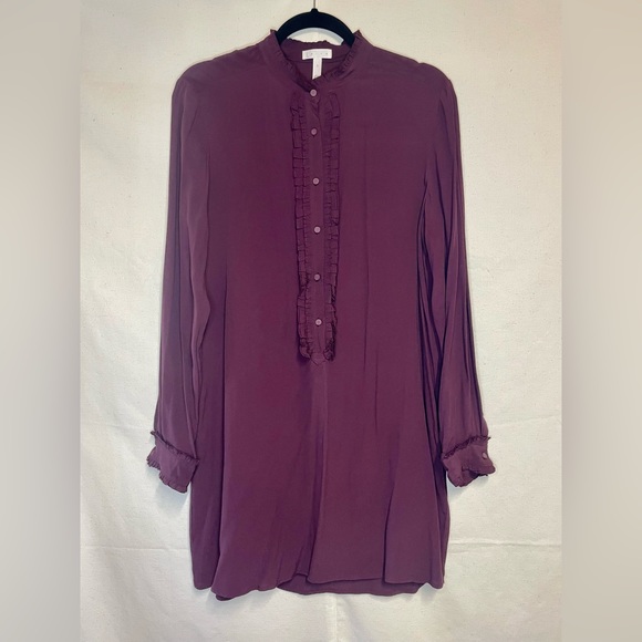 Leith Dresses & Skirts - Leith Ruffle Front Shirt Dress. Small.